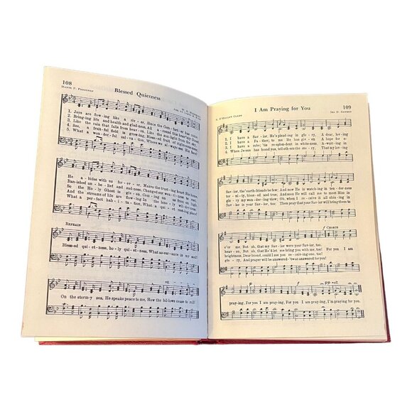 Favorite Hymns Of Praise Red Hardback Hymnal 1968 Tabernacle Publishing - Picture 7 of 7